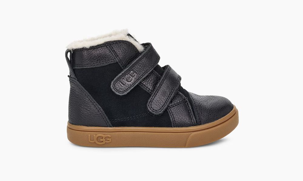 Ugg Rennon Ii - Kids Sneakers - Black - NZ (7019AEQFR)